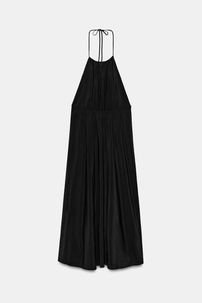 VESTIDO HALTER FLUIDO
