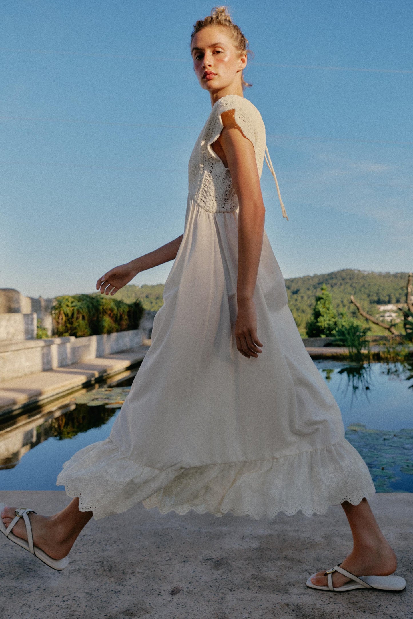 VESTIDO COMBINADO PUNTO