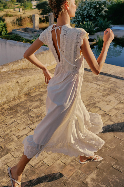 VESTIDO COMBINADO PUNTO