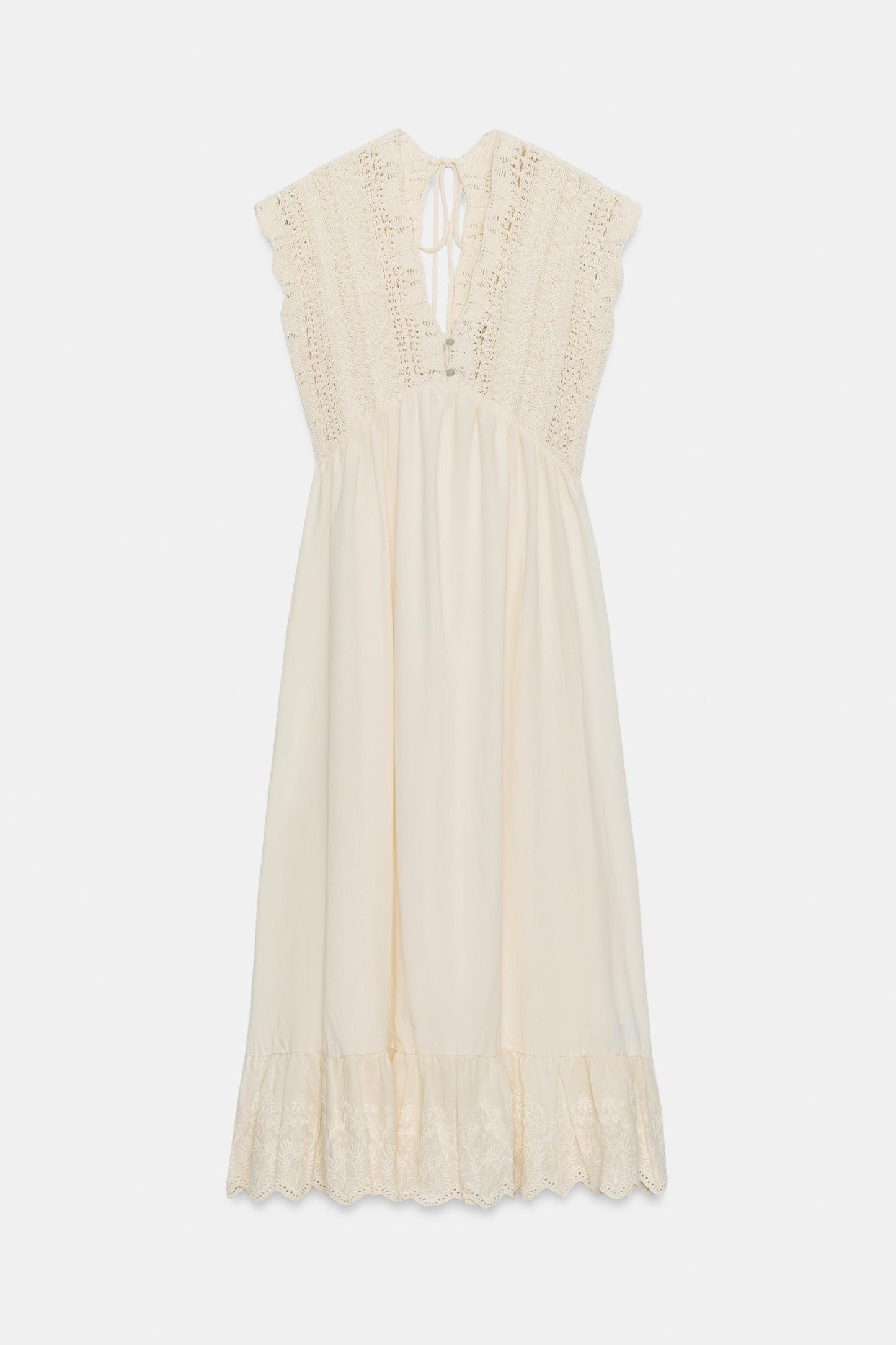 VESTIDO COMBINADO PUNTO