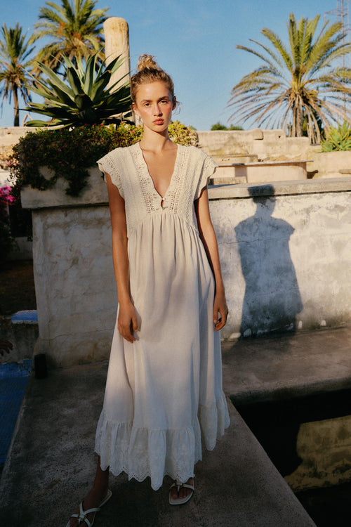 VESTIDO COMBINADO PUNTO